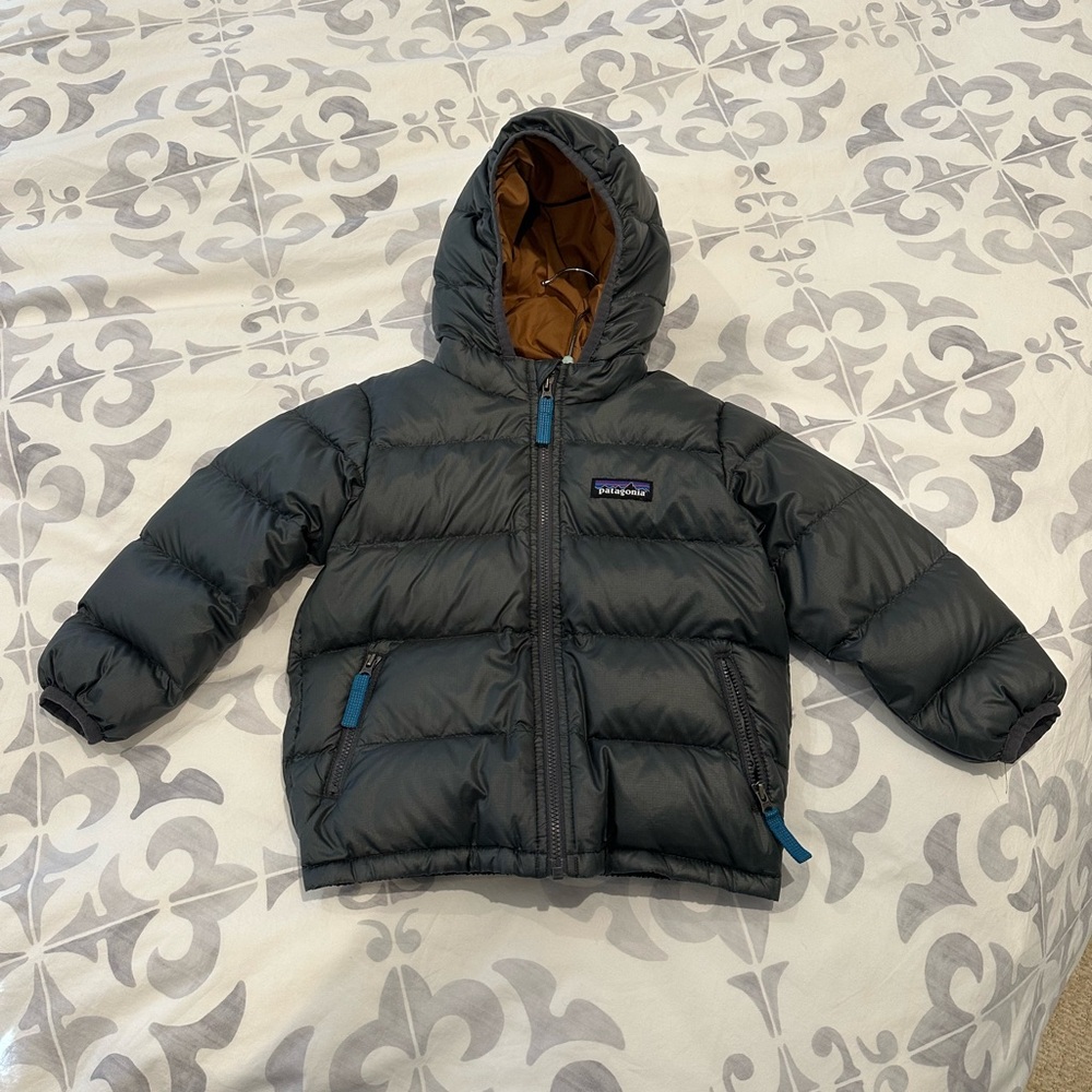 Kids Patagonia Down, Hooded Jacket 2t